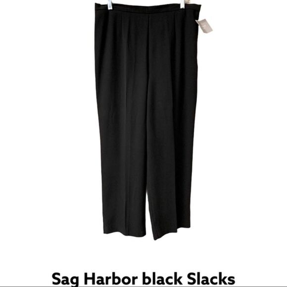 Sag Harbor Women's of Black Slacks - Picture 1 of 4